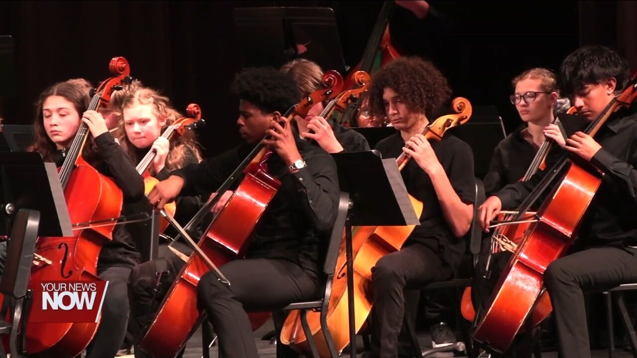 Lima Senior and middle school students perform as one through All-City Orchestra Concert